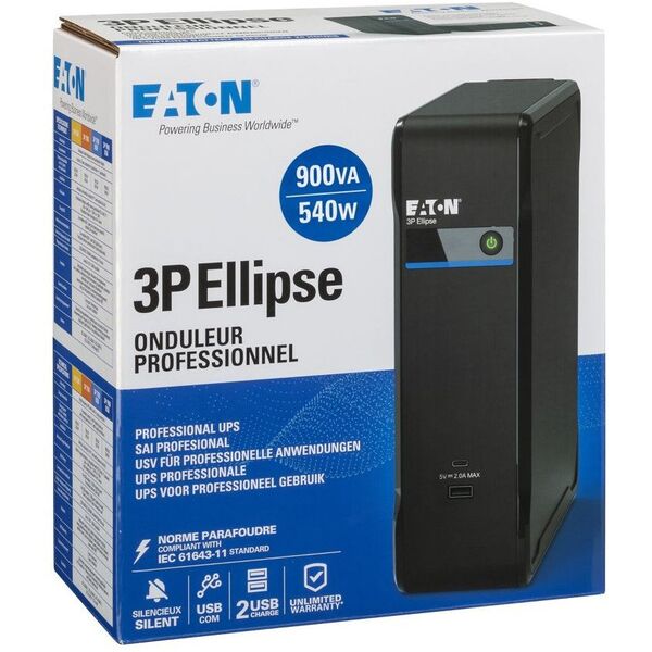EATON 3P ELLIPSE 900 USB IEC