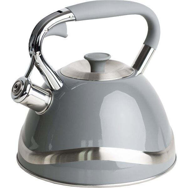 Berretti BERRETTI - Czajnik tradycyjny Giovanna - 3 L - szary - indukcja - gaz - BR-6200