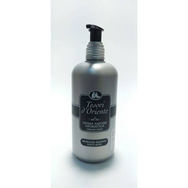 Tesori Mydło w pompce 300ml Białe piżmo