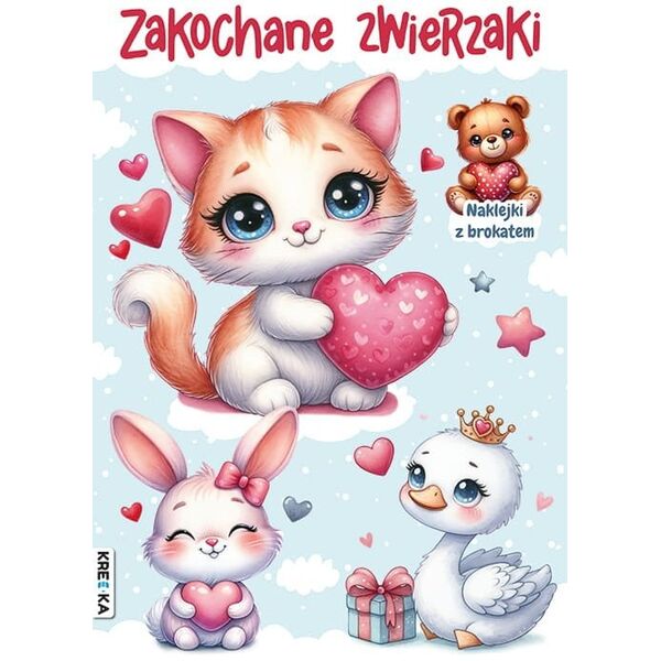 Książeczka Zakochane zwierzaki KREDKA