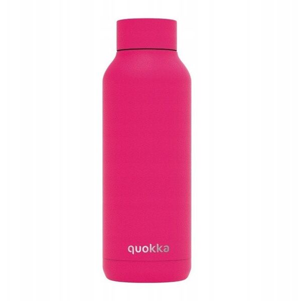 Quokka Solid - Butelka termiczna ze stali nierdzewnej 510 ml (Raspberry Pink)