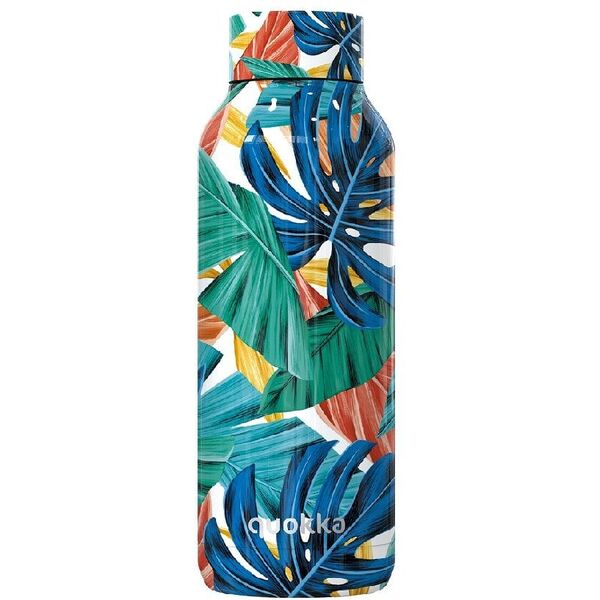 Quokka Solid - Butelka termiczna ze stali nierdzewnej 510 ml (Color Jungle)