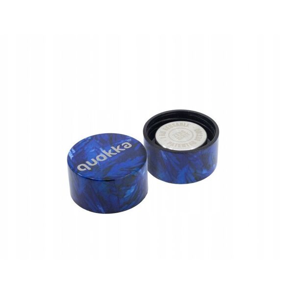 Quokka Solid - Butelka termiczna ze stali nierdzewnej 510 ml (Night Forest)