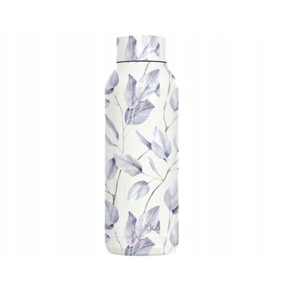 Quokka Solid - Butelka termiczna ze stali nierdzewnej 510 ml (Gray Bouquet)