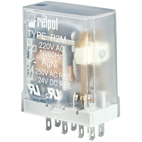 Relpol Przekaźnik przemysłowy miniaturowy 2P 5A IP40 R2M-2012-23-5230 - 802541