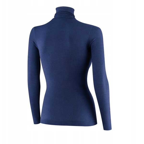 LS1627W Koszulka damska z golfem COMFORT MERINO granatowy XL