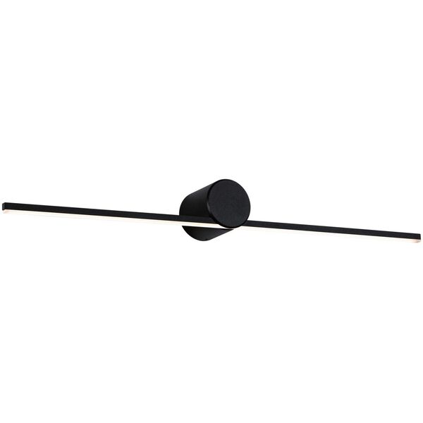 Oprawa ścienna SAVA LED nad lustro 5W 300lm 3000K 600mm IP44 230V czarny matowy / metal