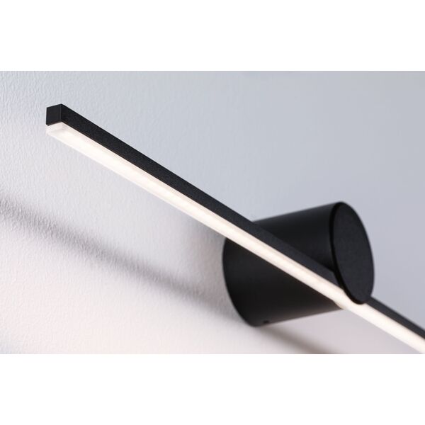 Oprawa ścienna SAVA LED nad lustro 5W 300lm 3000K 600mm IP44 230V czarny matowy / metal