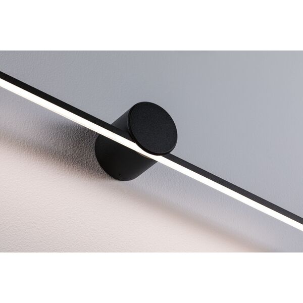 Oprawa ścienna SAVA LED nad lustro 13,5W 850lm 3000K 1200mm IP44 230V czarny matowy / metal
