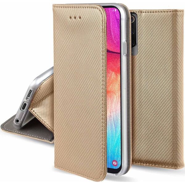 nemo Etui SAMSUNG GALAXY A34 5G Portfel z Klapką Flip Magnet złote