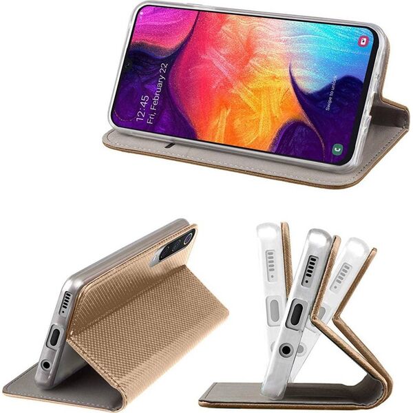 nemo Etui SAMSUNG GALAXY A34 5G Portfel z Klapką Flip Magnet złote