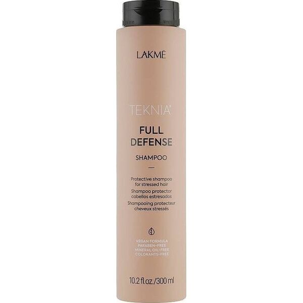 Lakme Teknia Full Defense Szampon ochronny do włosów zestresowanych, 300 ml