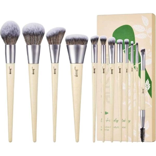 Eco-Friendly Makeup Brush zestaw ekologicznych pędzli do makijażu T327 12szt.