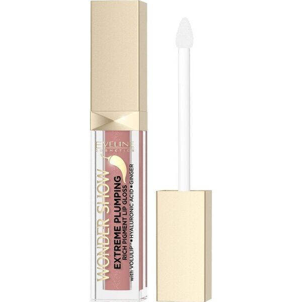 Eveline Cosmetics Wonder Show błyszczyk zwiększający objętość ust 02 Dream Nude 6.8ml