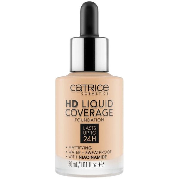 Catrice HD Liquid Coverage Płynny Podkład Do Twarzy 30ml Deeply Rose (044)