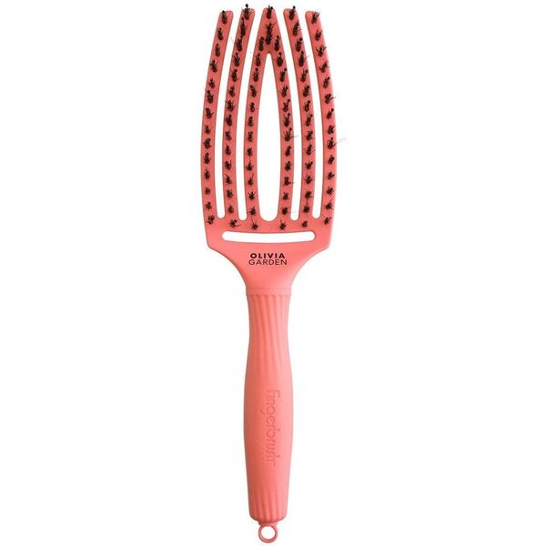 Olivia Garden FingerBrush I'm Perfection Combo Medium szczotka do rozczesywania włosów Radiant Peach