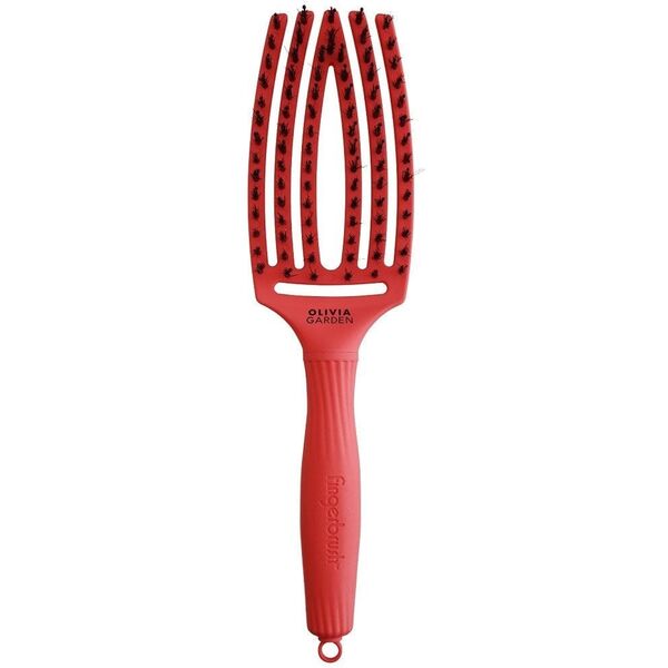 Olivia Garden FingerBrush I'm Perfection Combo Medium szczotka do rozczesywania włosów Red Confidence