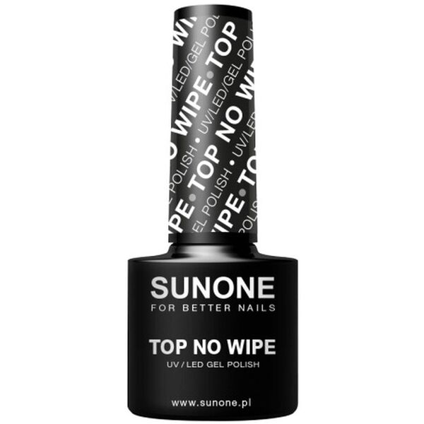 Sunone Uv/led gel polish top no wipe top hybrydowy do paznokci 5ml