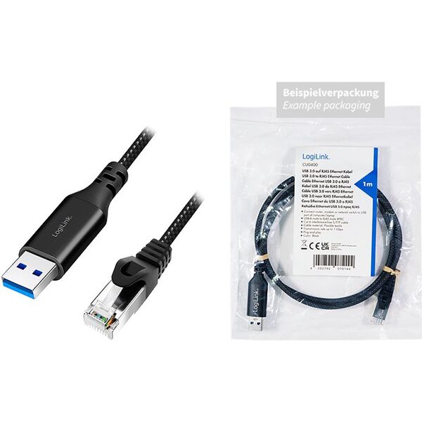 LogiLink USB 3.0 - RJ45 7.5m