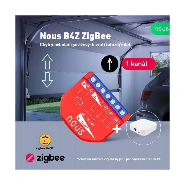 NOUS Smart Curtain Module B4Z ZigBee