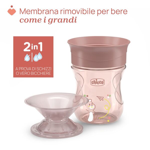 CHICCO-695115-KUBEK 360 DO NAUKI          SAMODZIELNEGO PICIA