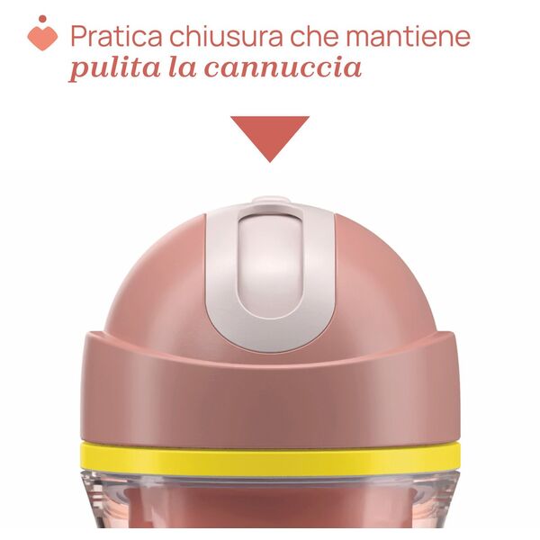 CHICCO-699115-KUBEK NIEKAPEK TERMICZNY    ZE SŁOMKĄ 266 ML