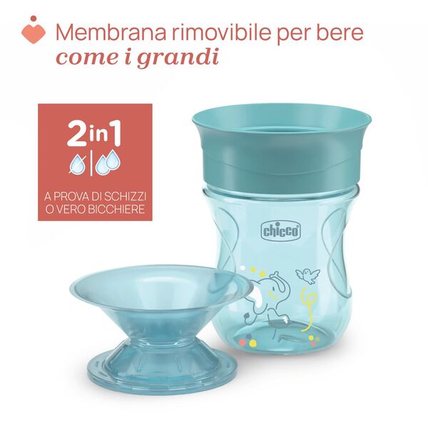 CHICCO-695125-KUBEK 360 DO NAUKI          SAMODZIELENGO PICIA