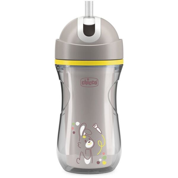 CHICCO-699135-KUBEK NIEKAPEK TERMICZNY    ZE SŁOMKĄ 266ML