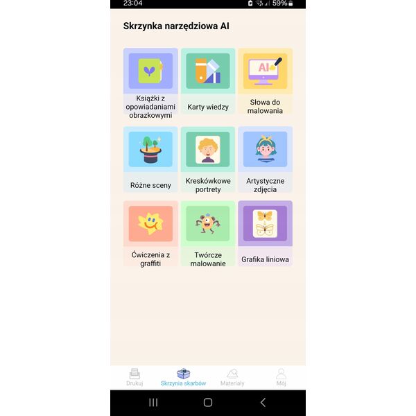 Drukarka Termiczna Bluetooth Do Zdjęć Naklejek Notatek Etykiet Aplikacja Ai / X6 / Biały