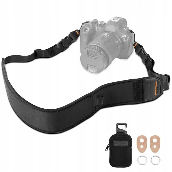 Pasek Neoprene K&f Na Szyję Ramię Do Aparatu Dslr Kamery Canon Nikon Sony / Kf13.184
