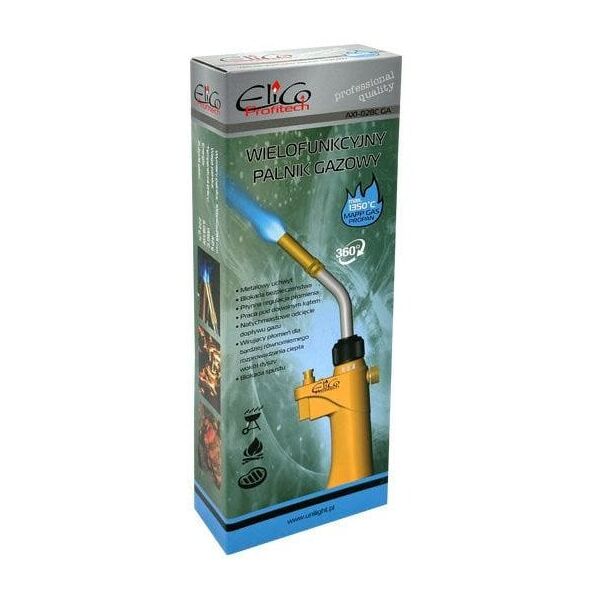 ELICO PALNIK GAZ.MAP.PROF ŻÓŁTY AX1-028CGA ZAWÓR CGA600
