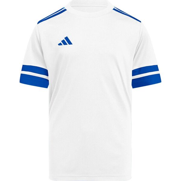 Koszulka dla dzieci adidas Squadra 25 biało-niebieska JJ0060 116cm
