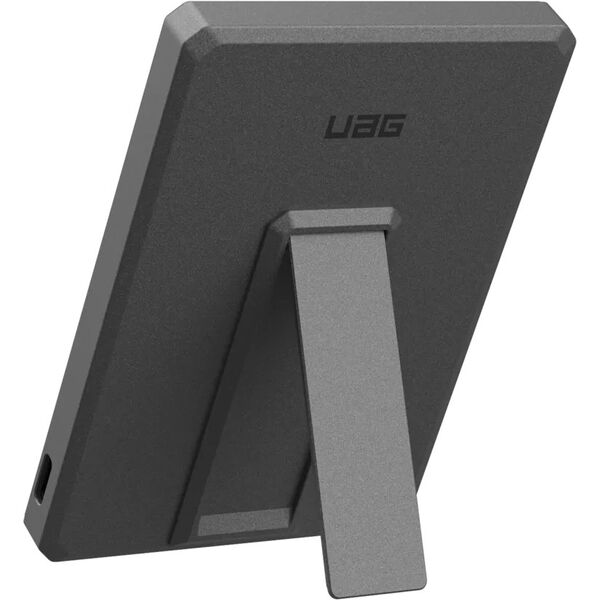 UAG Ultra Slim 5K - powerbank 5000 mAh z podstawką, ładowanie bezprzewodowe 10W, kompatybilny z MagSafe, kabel w zestawie (black/gray)