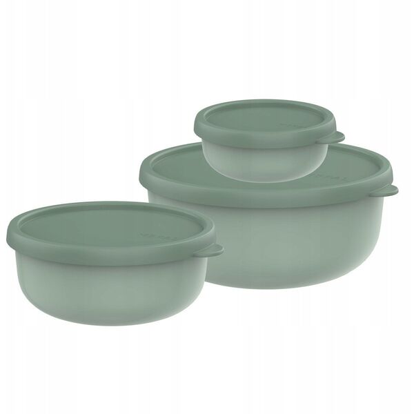 ZESTAW 3 POJEMNIKÓW LUMINA 2.0 250ML + 750ML +1500 ML NORDIC SAGE