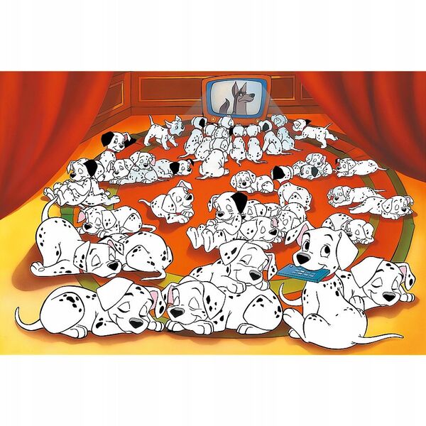 PUZZLE 600 40lecie Trefl-101 Dalmatyńczyków 37604