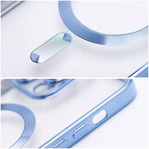 Futerał ELECTRO MAG COVER kompatybilny z MagSafe do SAMSUNG S25 Edge niebieski