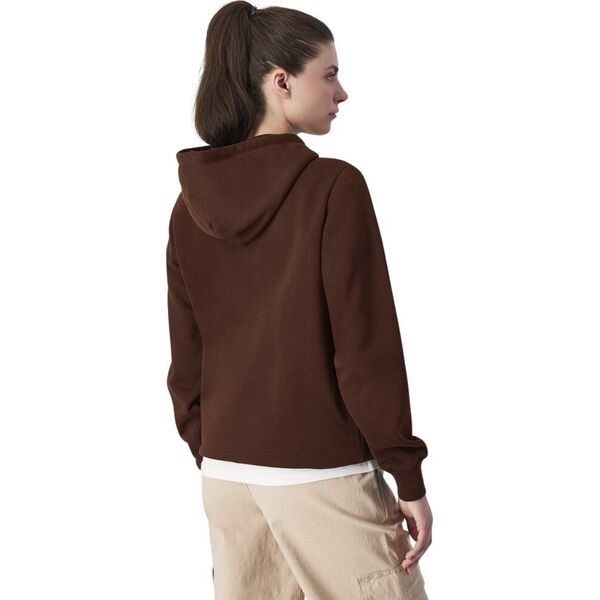 Champion Bluza damska Champion Hooded brązowa 117530 MS524 S