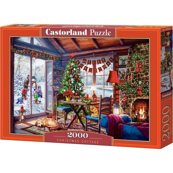 Παζλ Castorland Christmas Cottage, 2000 τμχ.