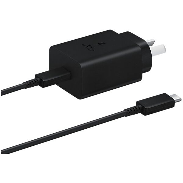 SAMSUNG ŁADOWARKA SIECIOWA TYP-C PD EP-T4511 45W CZARNY 3A + KABEL TYP-C - TYP-C - UK connector