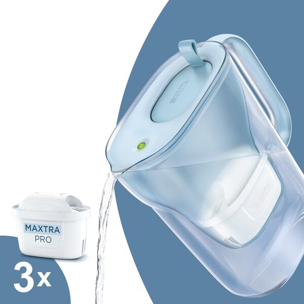 Brita Style eco gletscherblau inkl. 3 MAXTRA PRO All-in-1