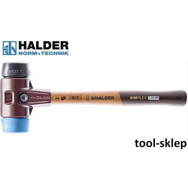 Halder SIMPLEX soft-face mallet 50 TPE-soft/comp. rubber