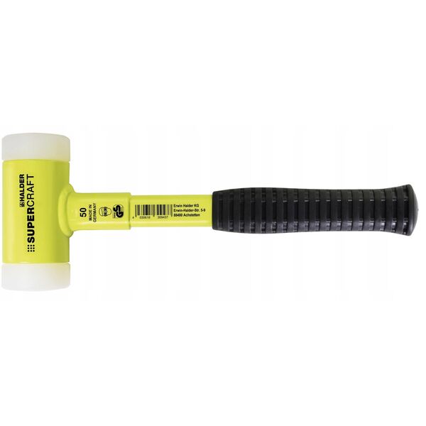 Halder SUPERCRAFT soft-face mallet 60 SUPERCR yellow Grip