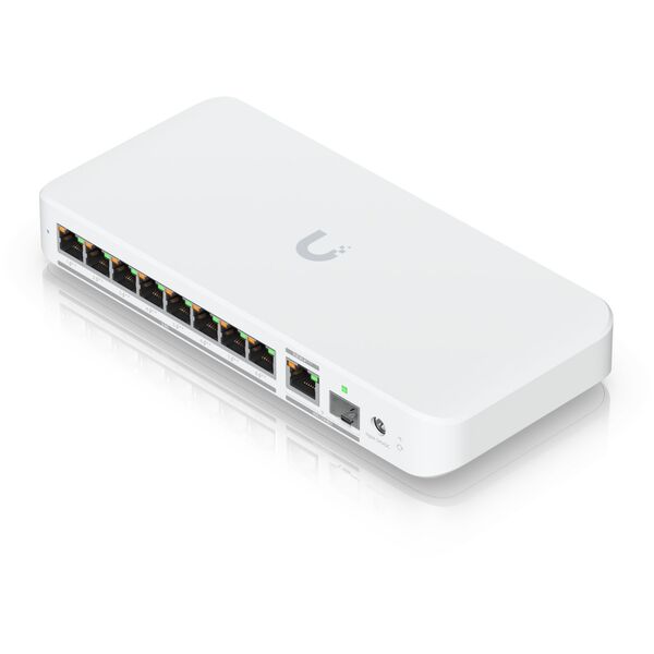 Ubiquiti UniFi Flex 2.5G PoE Zarządzany L2 2.5G Ethernet (100/1000/2500) Obsługa PoE Montaż na biurku/ścianie Biały