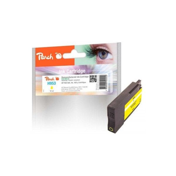 Peach Patrone HP Nr.953 yellow mit OEM Chip remanufactured