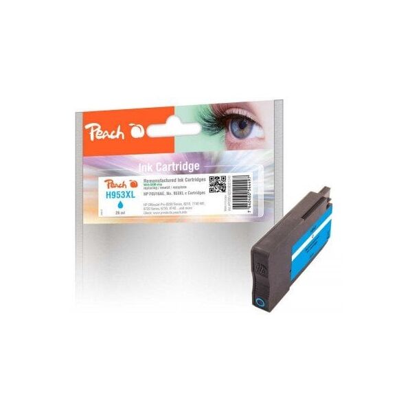 Peach Patrone HP Nr.953XL cyan mit OEM Chip remanufactured