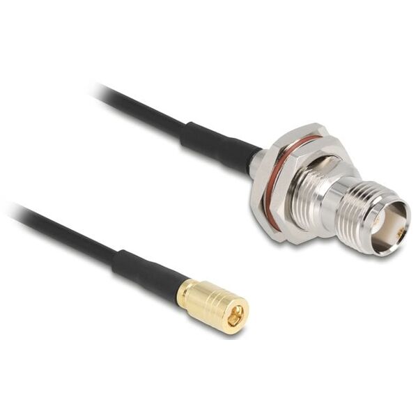 DELOCK  Antennenkabel TNC Buchse zu SMB Stecker RG-174 20 cm