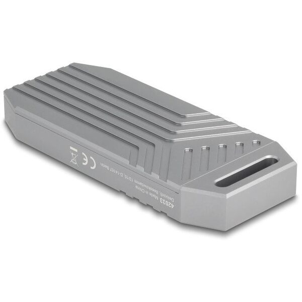 DELOCK M.2 NVMe SSD Gehäuse USB 40 Gbps - werkzeugfrei