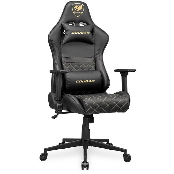 COUGAR Gaming-Stuhl Armor One V2 Gold, Schwarz