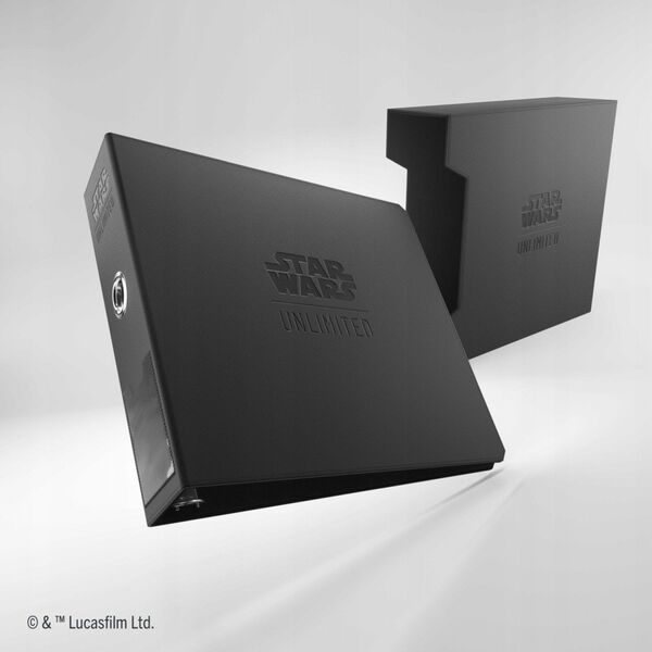 Gamegenic: Star Wars Unlimited Card Game - Premium Cardport XL - Slipcase Ring Binder 24-Pocket - Black