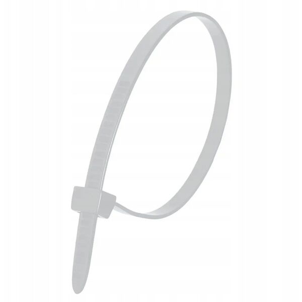 Nylonowe opaski zaciskowe białe 4,8x300mm (100szt.)